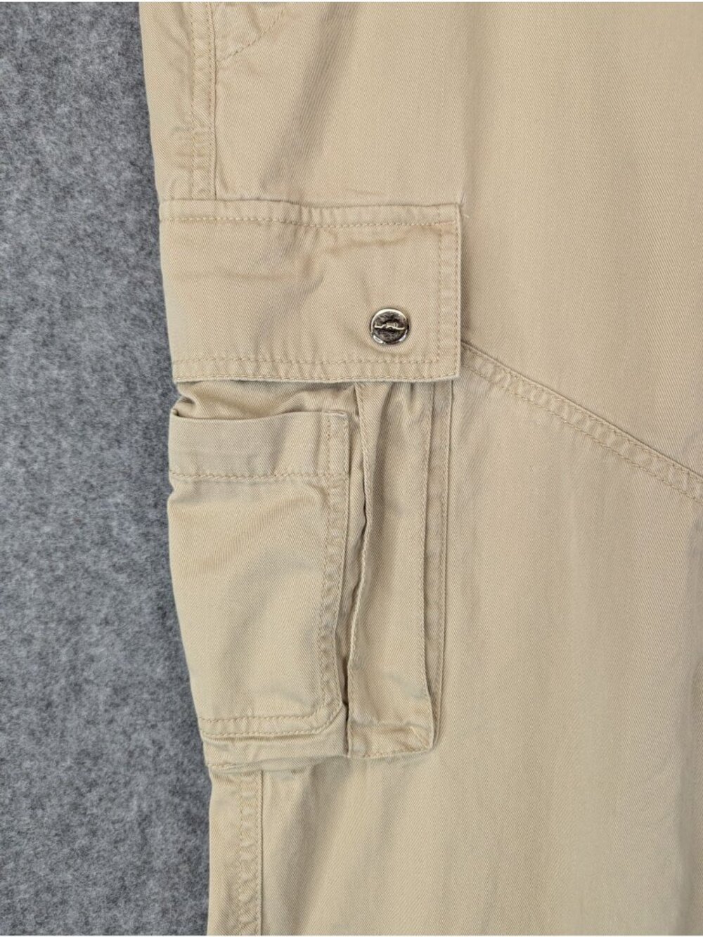 Lauren Ralph Lauren Womens 12 Khaki Cargo Hiking Pants Straight Leg Lightweight - Picture 3 of 13
